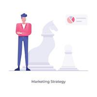 elementos de estrategia de marketing vector