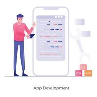 App Development Elements vector