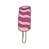 vector de plantilla plana de diseño de helado