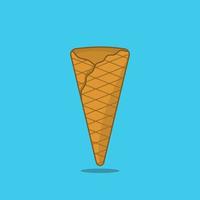 Ice Cream Cones No Ice Cream only Cones vector