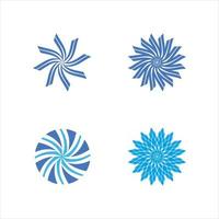 Water and wave icon vector abstract logo design water drop and blue