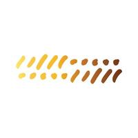 points and lines creative design with brush stroke degradient style vector