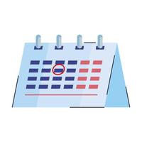 calendar reminder date isolated icon vector