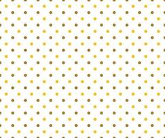 Gold polka dots background vector