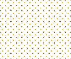 Gold polka dots background vector