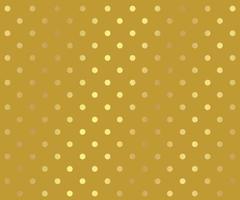 Gold polka dots background vector