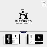 cinema picture photography simple logo template vector illustration vector