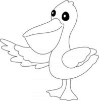Pellican Kids Coloring Page Great for Beginner Coloring Book