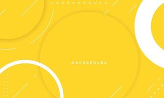 Abstract yelow geometric shapes background vector