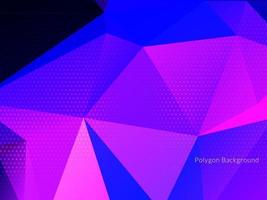 Abstract colorful triangular geometric crystal background vector