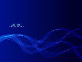 Abstract stylish transparent flowing wave design background vector