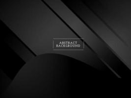 Dark geometric black abstract background elegent design pattern vector