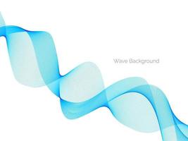 Fondo de diseño de onda moderna azul abstracto vector