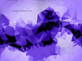 Decorative geometric triangle polygon abstract background vector