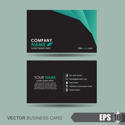 Business card template