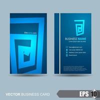 Business card template vector