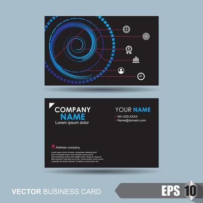 Business card template