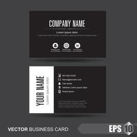 Business card template vector