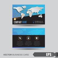 Business card template vector