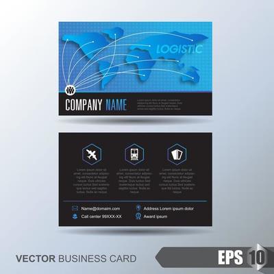 Business card template