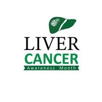 Liver Cancer Awareness Month vector