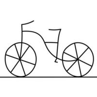 Children bicycle vector