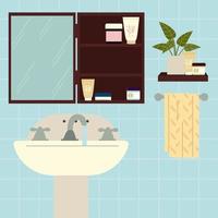 bathroom products skincare vector