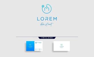 medical home logo vector design illustration