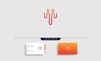 Initial T Human Community Logo Template Design vector