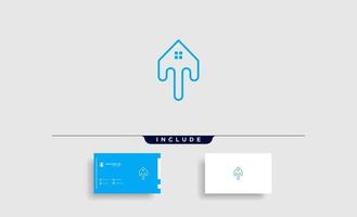 Letter T Home Logo Template Vector Design