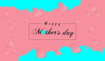 Happy Mothers Day banner vector