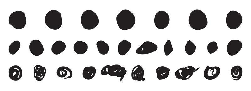 Gold grunge brush strokes in circle form Vector Illustration