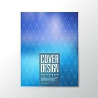 Cover Trendy hipster with geometric shapes vector