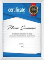 Multipurpose certificate of appreciation template vector