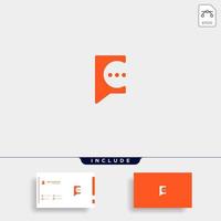 Letter C Chat Talk message Logo Template Vector Design