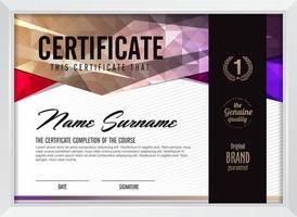 Multipurpose certificate of appreciation template vector