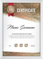 Multipurpose certificate of appreciation template vector