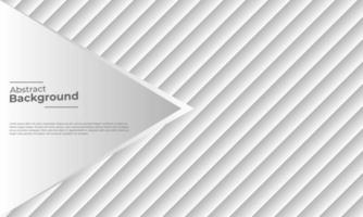 Abstract background with gray and white line geometric shape pattern vector