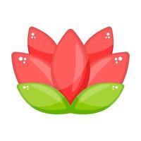 Lotus spa accessory vector