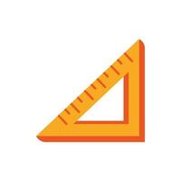 triangle ruler angle education school icon design vector