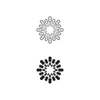 virus corona virus vector and mask design logo icon
