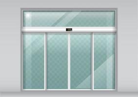 sliding glass doors vector