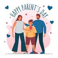 Happy Parents Day Concept vector