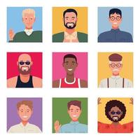 perfectly imperfect with bundle of people group characters vector