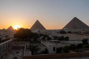 Pyramids in Giza photo