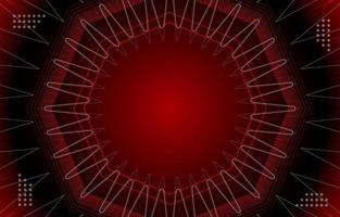 Red Sound Waves Background vector