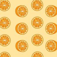 naranjas cítricos patrón decorativo