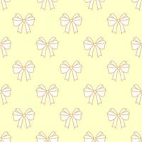 Seamless pattern colorful bows vector