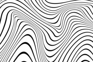 líneas en estilo moderno arte lineal patrón de impresión minimalista estilo geométrico ilustración vectorial en blanco y negro vector