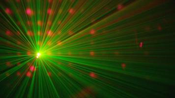 luce laser verde in caso di nebbia con lampeggiamento rosso video